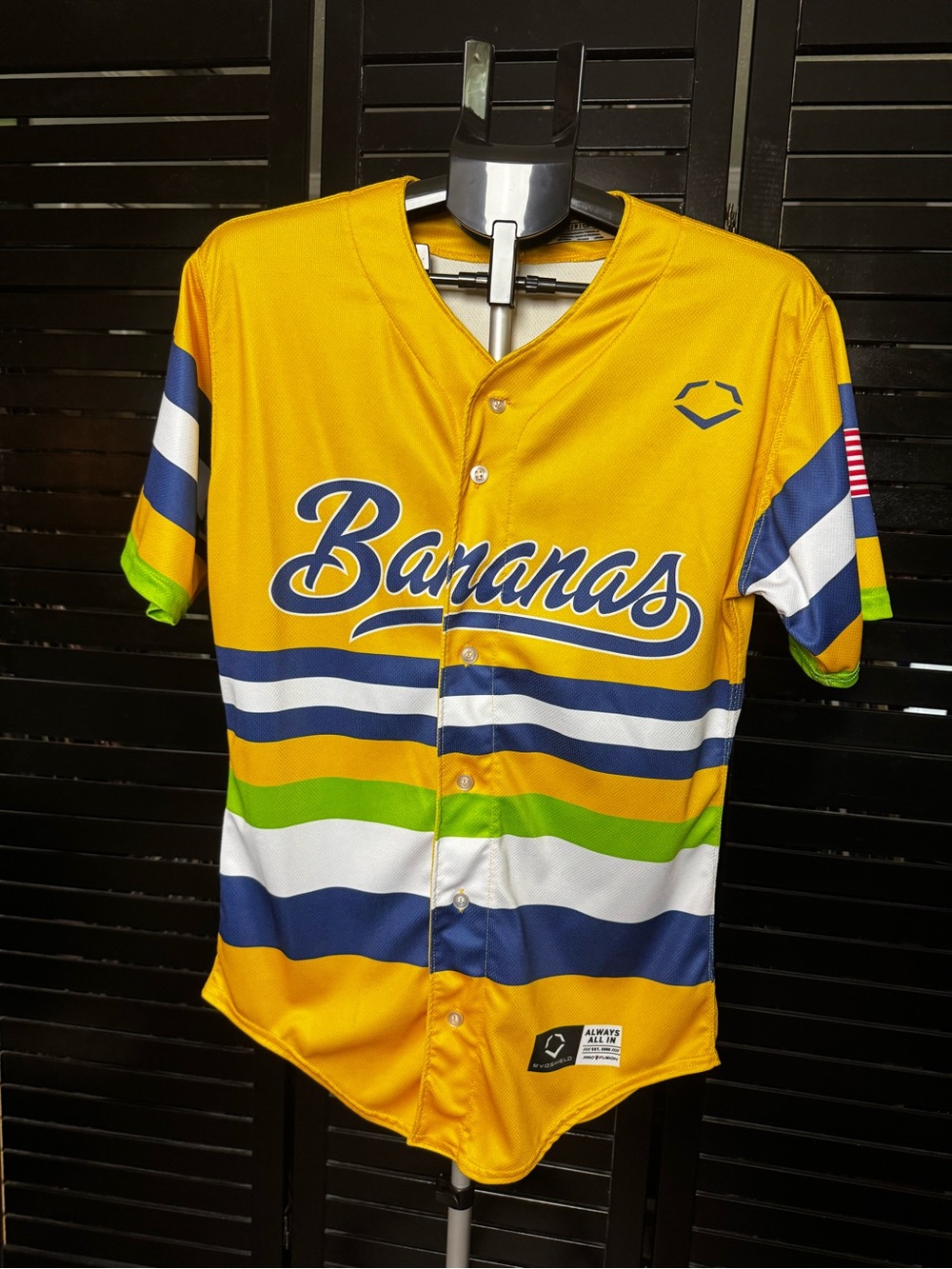 Bananas Men’s Yellow Baseball Jersey